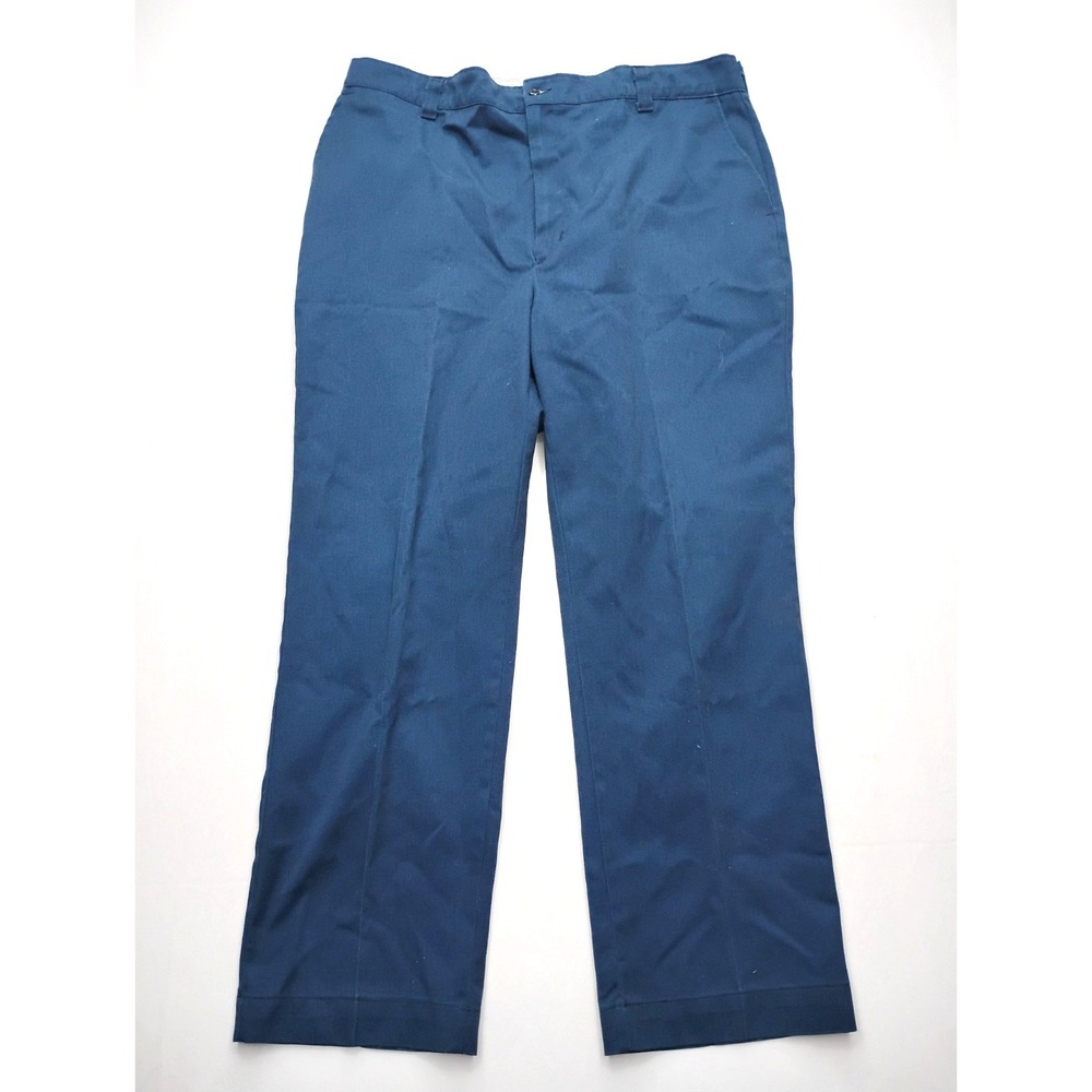 Vintage Big Ben Pants Mens 40x30 Blue Wrangler Made USA 80s (fits 38x30)